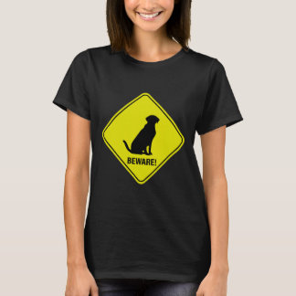 Camiseta Sinal de precaução Labrador