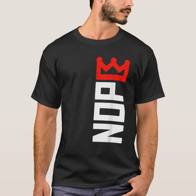 Camiseta Sinal de Protesto Sem Reis Vertical (Frente)