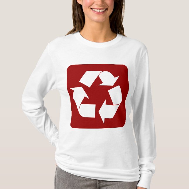Camiseta Sinal de reciclagem - Ruby (Frente)