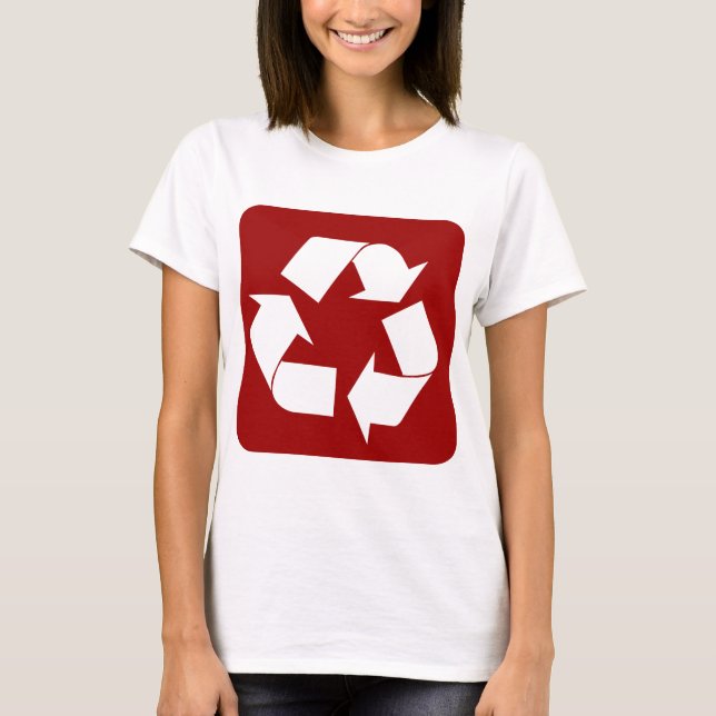 Camiseta Sinal de reciclagem - Ruby (Frente)
