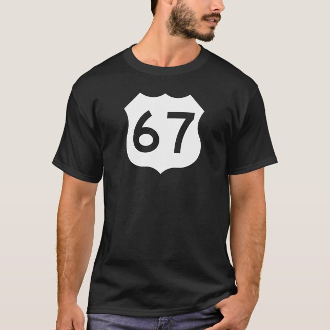 Camiseta Sinal de Rota 67 dos EUA (Frente)