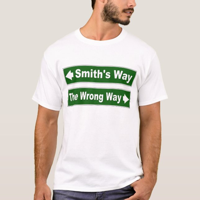 Camiseta Sinal de rua Smith (Frente)