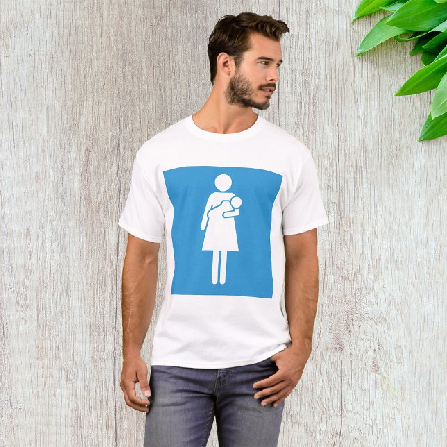 Camiseta Sinal de Sala de Pais Mens T-Shirt (Criador carregado)