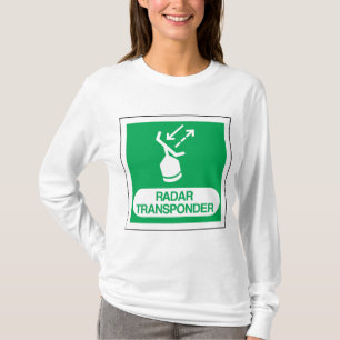 Camiseta Sinal de Segurança do Transponder de Radar de Emer