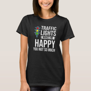 Camiseta Sinal de Semáforo Verde Amarelo Vermelho Pare Semá