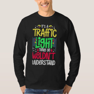 Camiseta Sinal de Semáforo Verde Amarelo Vermelho Pare Semá
