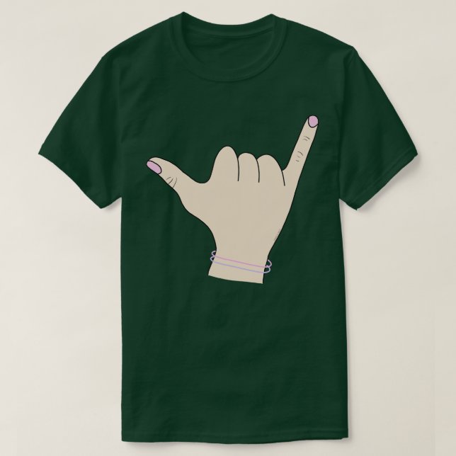 Camiseta Sinal de Shaka (Frente do Design)