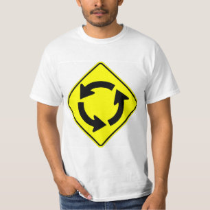 Camiseta Sinal de T-Shirt Clássico Round-A-Bout Muito Dive