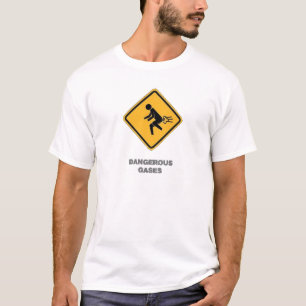 Camiseta sinal de tráfego engraçado