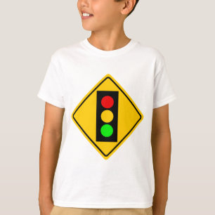 Camiseta Sinal de trânsito adiante