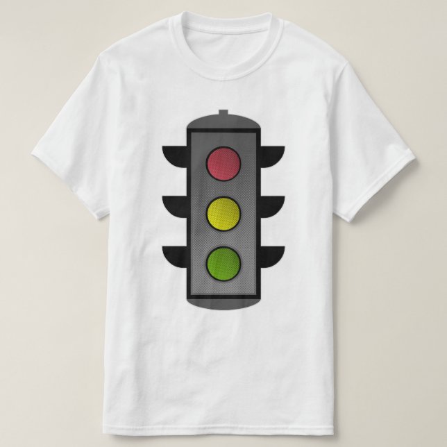 Camiseta Sinal de Trânsito Pop Art (Frente do Design)