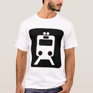 Camiseta Sinal de Trem - Preto