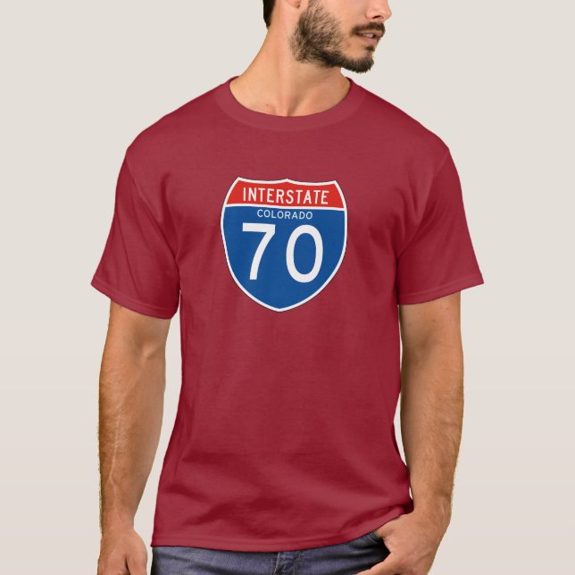 Camiseta Sinal de um estado a outro 70 - Colorado (Frente)