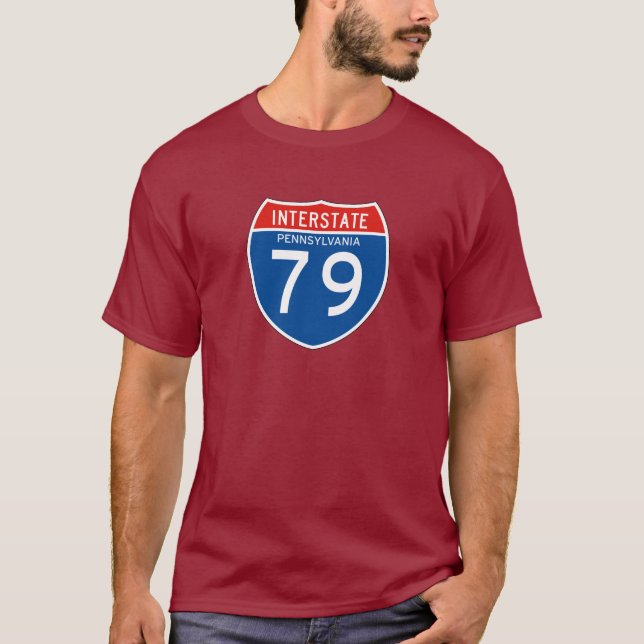 Camiseta Sinal de um estado a outro 79 - Pensilvânia (Frente)