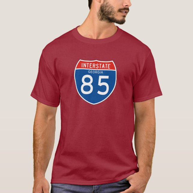 Camiseta Sinal de um estado a outro 85 - Geórgia (Frente)