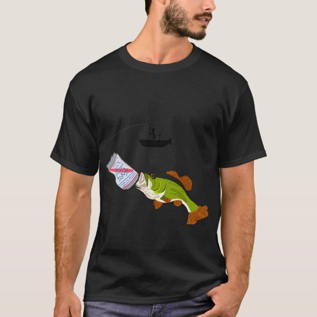 Camiseta Sinal de Vida de Pesca (Frente)
