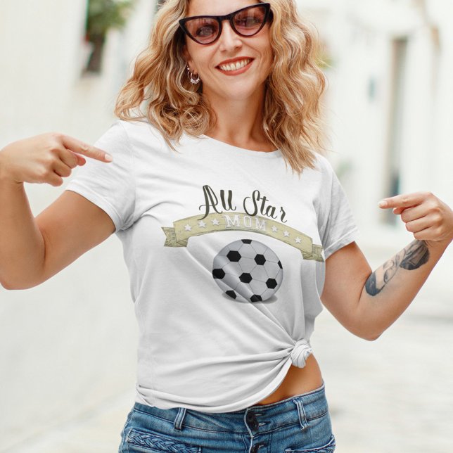 Camiseta Sinal de Vintagem de Futebol em Estrelado (Criador carregado)