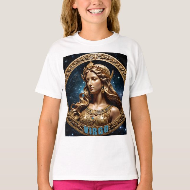 Camiseta Sinal de Virgo astrologia Zodiak (Frente)