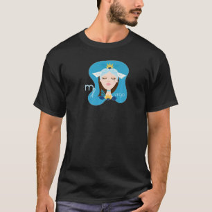 Camiseta Sinal de Virgo Virgo Virgo Virgo Símbolo de Símbol