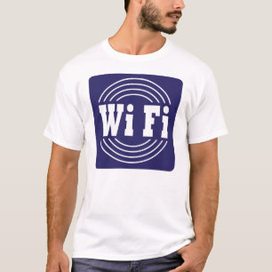 Camiseta sinal de wifi