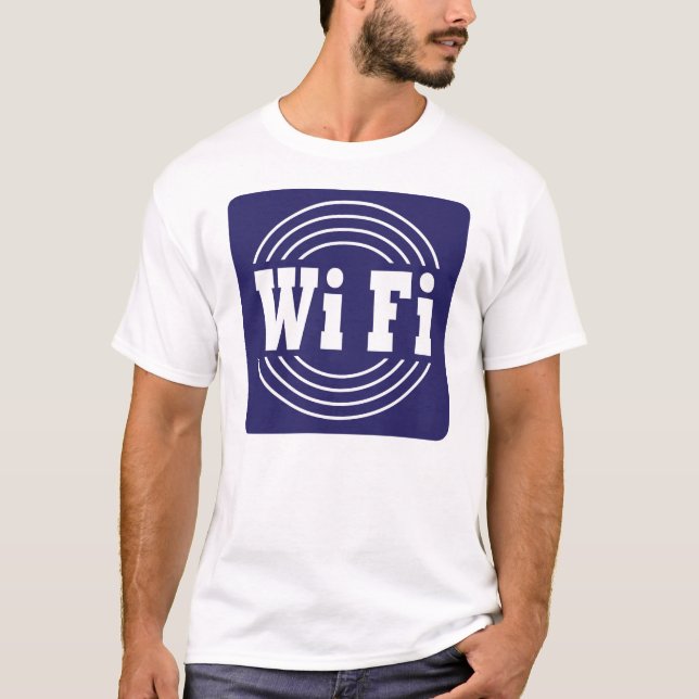 Camiseta sinal de wifi (Frente)