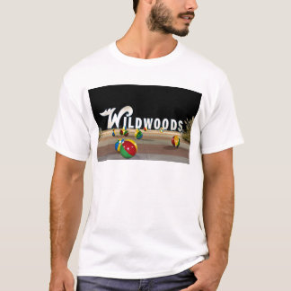 Camiseta Sinal de Wildwood New-jersey na noite