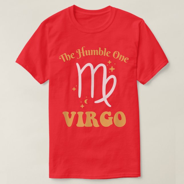 Camiseta Sinal de Zodiac Festa de solteira Virgo Bride Brid (Frente do Design)
