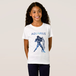 Camiseta Sinal de Zodíaco Aquarius Ringer T-Shirt