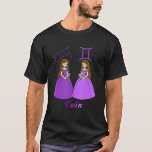 Camiseta Sinal de Zodíaco Gemini, Constelação Gemini, Princ