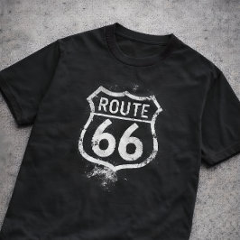 Camiseta Sinal Distrital da Rota 66 Vintage Americana Viage
