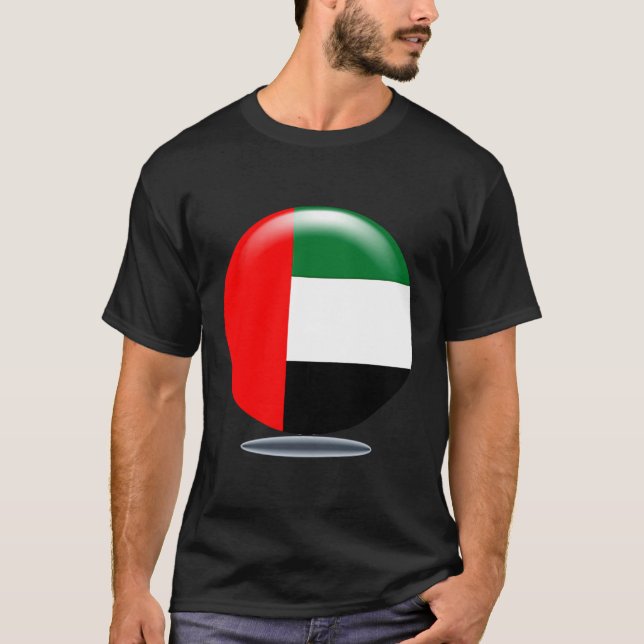 Camiseta Sinal do Círculo UAE como Sinal UAE para Emiratis  (Frente)