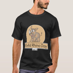 Camiseta Sinal do Dia do Rinoceronte