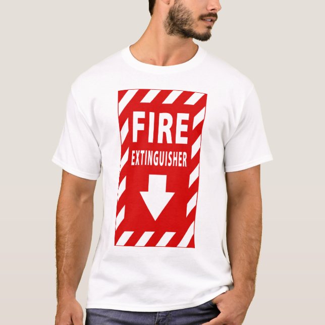 Camiseta sinal do extintor (Frente)