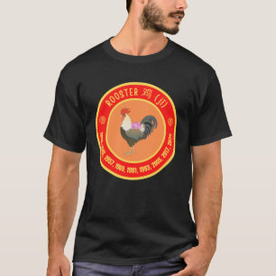 Camiseta Sinal do galo da Astrologia Chinesa