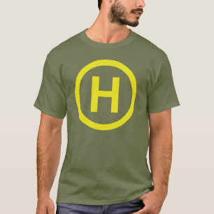 Camiseta Sinal do heliporto