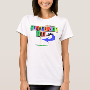 Camiseta Sinal do motel retrô Inn(lateral) de transplante