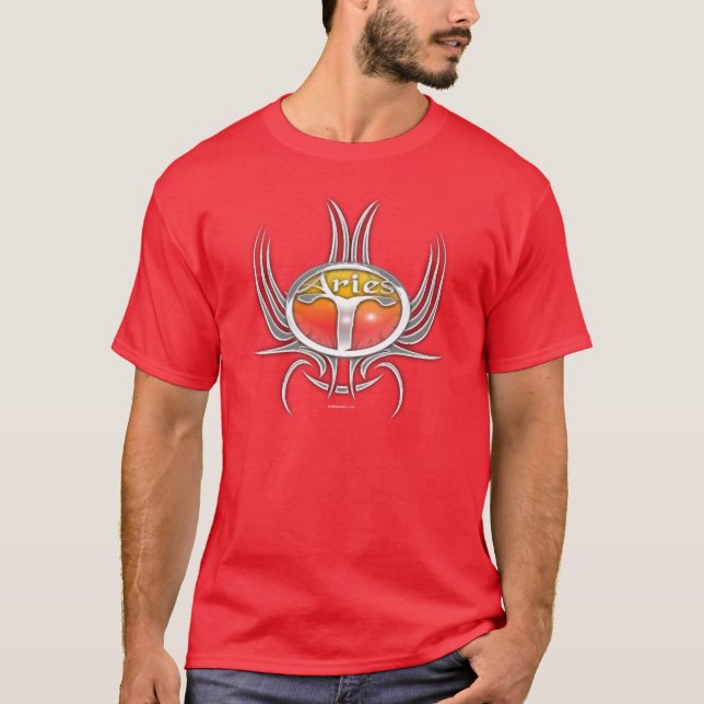 Camiseta Sinal do zodíaco do Aries (Frente)