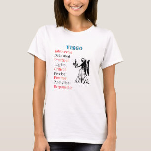 Camiseta Sinal do zodíaco do horóscopo do Virgo