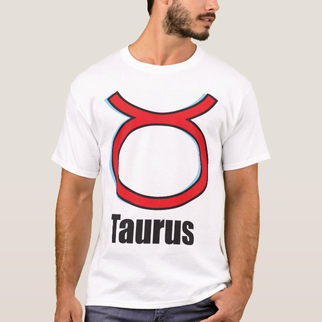 Camiseta Sinal do zodíaco do Taurus (Frente)