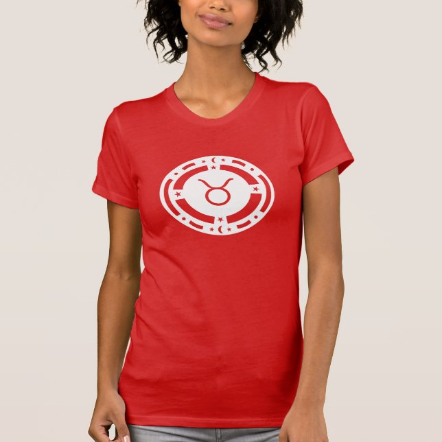 Camiseta Sinal do zodíaco do Taurus (Frente)