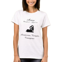 Sinal do zodíaco: T-shirt do Aries