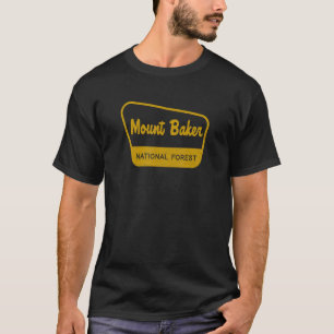 Camiseta Sinal inspirado do Monte Baker National Forest Vin