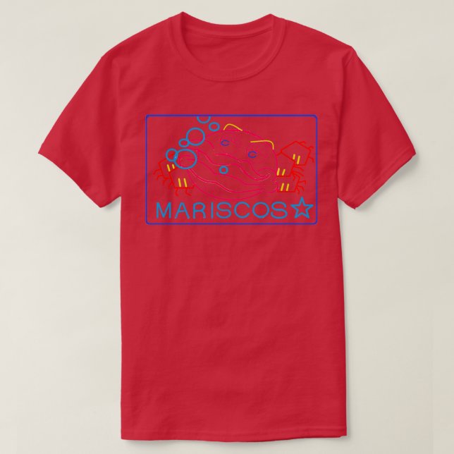 CAMISETA SINAL MARISCOS NEON (Frente do Design)