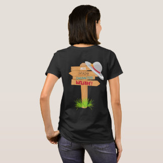 Camiseta Sinal obscuro dos caráteres