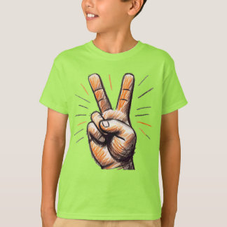Camiseta Sinal Peace V