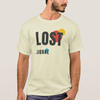 Camiseta SINAL PERDIDO | Estética de Design Gráfico de Tecn