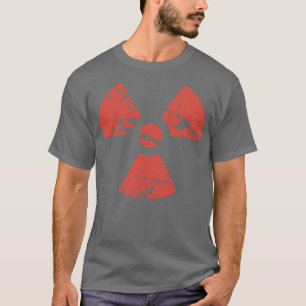 Camiseta Sinal Radioativo Impresso