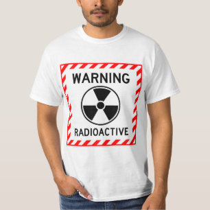 Camiseta Sinal RADIOATIVO Muito divertido