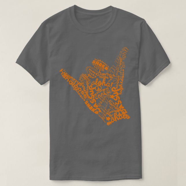 Camiseta Sinal Shaka Hang Loose (Frente do Design)