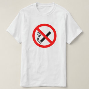 Camiseta Sinal SNO Smoking - Cartaz no Reino Unido